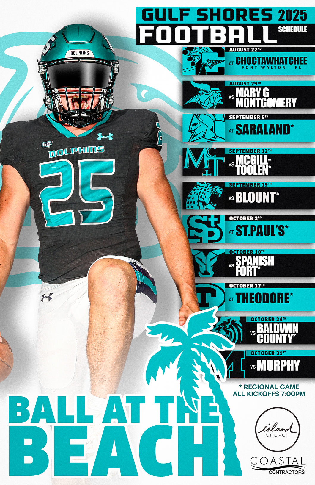 *PERSONALIZED WITH YOUR PHOTO* 2025 HIGH SCHOOL SCHEDULE POSTER (28x18)